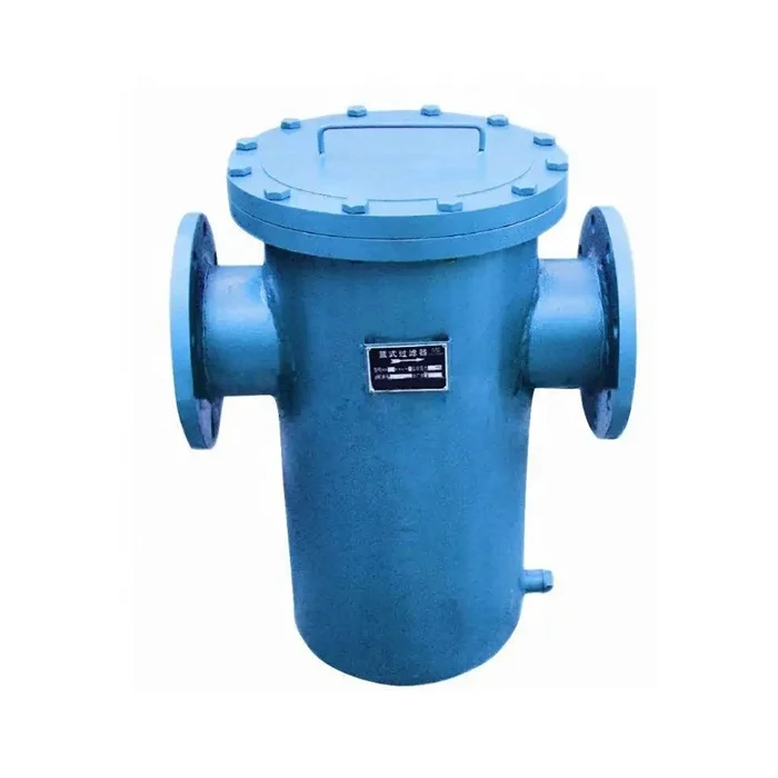 Ductile Iron Cast Iron Straight Pipeline Filter Flanged Basket T Type Strainer
