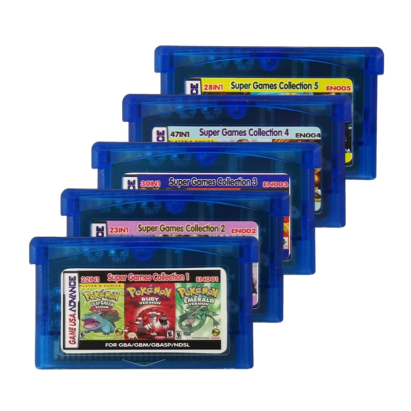 

Hot Selling EN Classic Console Card Video Multicart Gba Game Cartridge Card for Nintendo GBA/GBA SP/GBM/DS