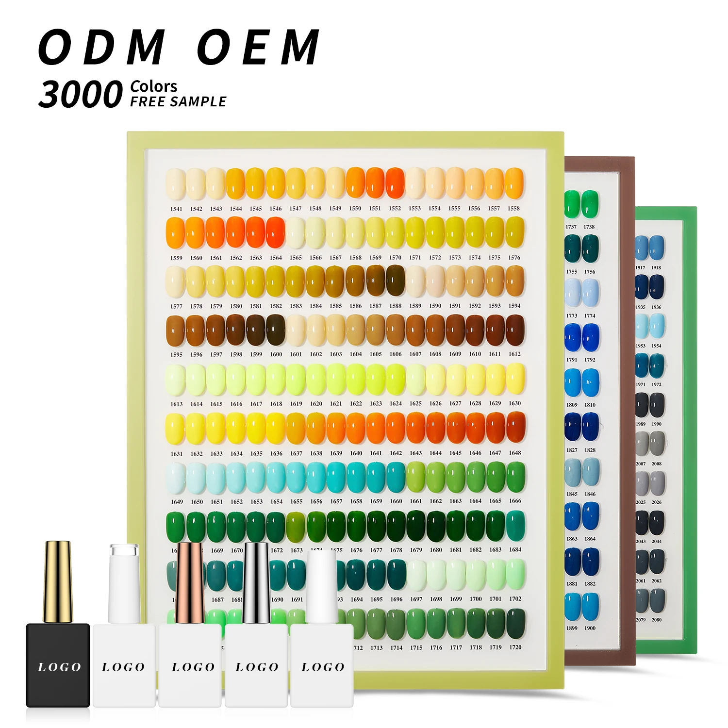 Vendeeni OEM Nail Fashion Design Luxury Unique Gel Nail Polish Bottles Fancy 15ml Uv Gel Professional 3000 Colors Private Label