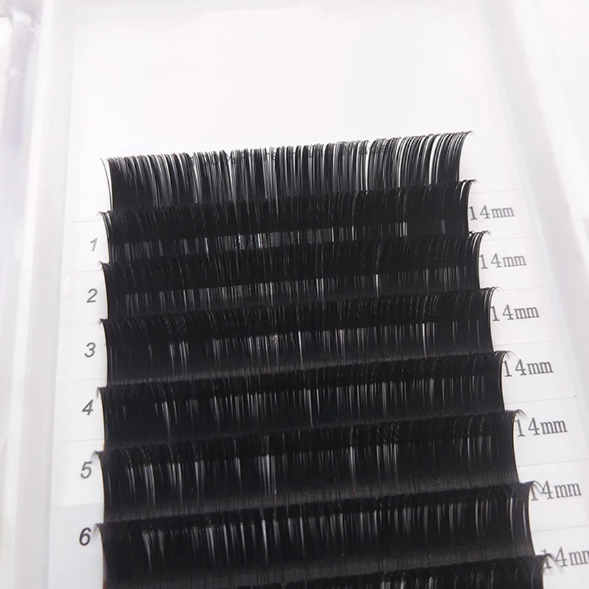 

2021 Christmas Day wholesale natural Russian eyelash C CC D DD curl volume lashes extension