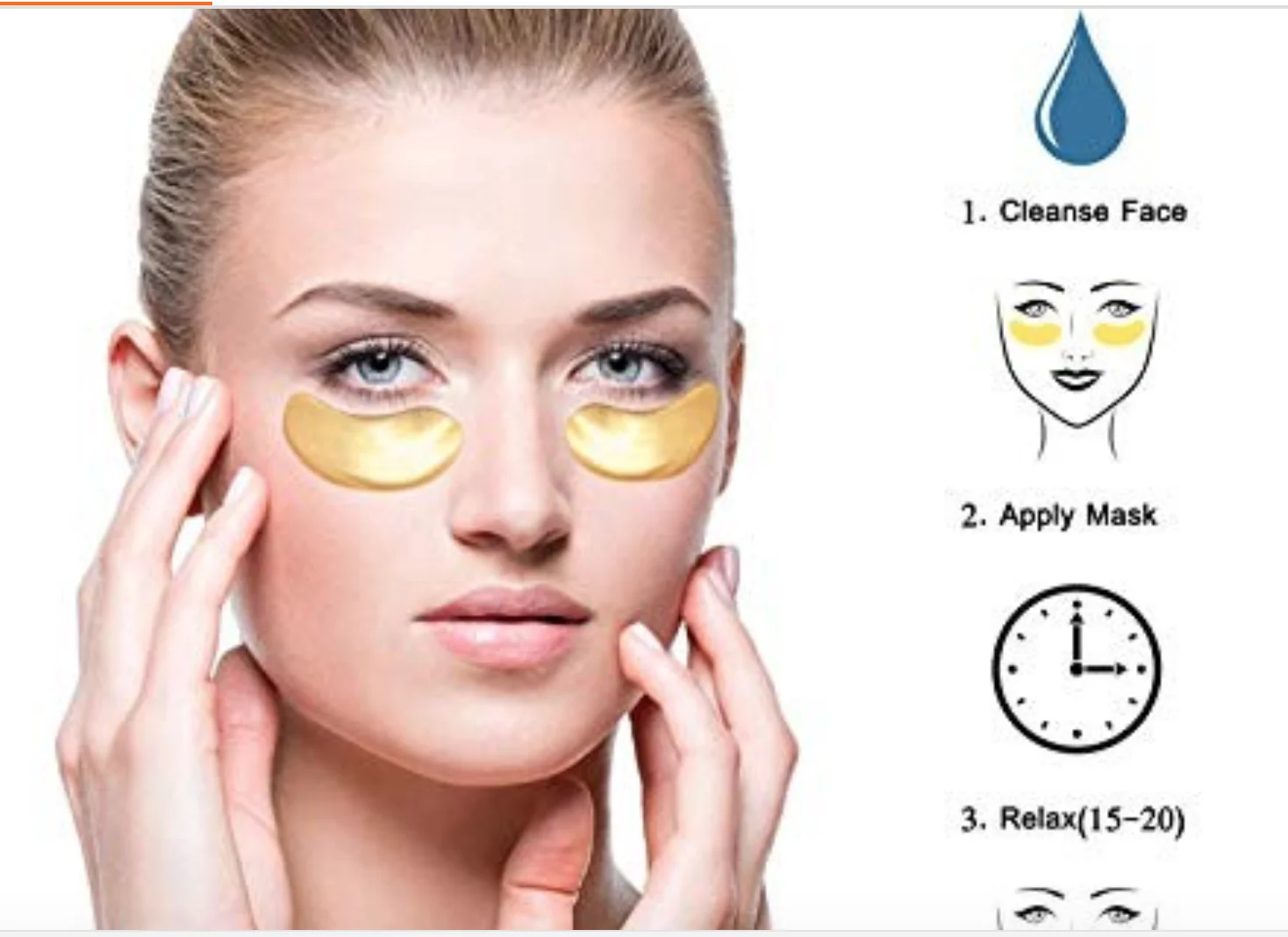 Anti wrinkle eye mask