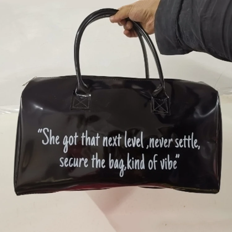 

Hologram pvc bag travel Gym Bag Sports clear pvc duffle bag, Customers' requirement