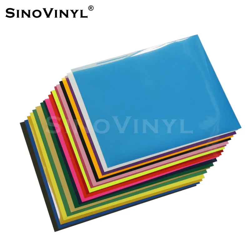 

SINOVINYL Printable Flex Transfer Plate Paper for Press Machine Heat Transfer Vinyl for Clothing Self Adhesive PU High Film Rohs