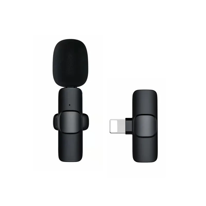 

2021 New Arrival Portable Audio Video Recording Mic Wireless Lavalier Microphone For IPhone Live Broadcast Gaming Microfonoe