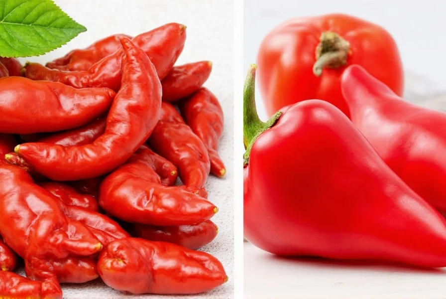 Chef's hand sprinkling cayenne pepper and red pepper flakes onto different dishes to demonstrate culinary applications