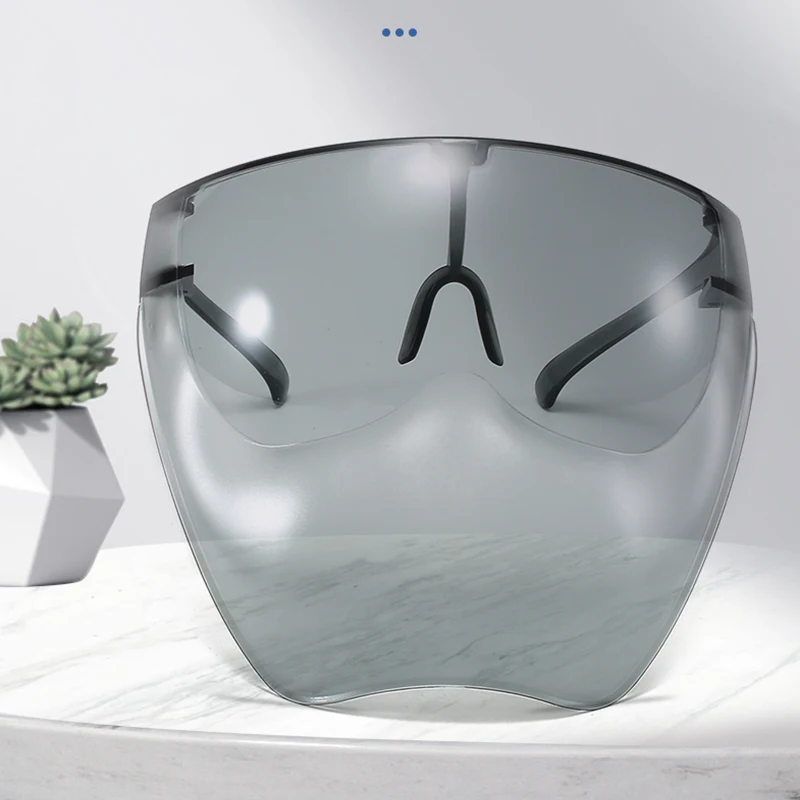 

wholesale 2021 new multicolor protective face shield anti fog glasses for adlut