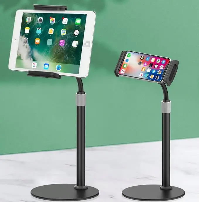 

Custom folding ring waterproof mobile phone holder REKpb aluminum metal phone holder desktop universal, Black, white