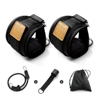 

Weightlifting Leg Gym Workout Fitness Ankle Cuffs Padded Ankle Straps Set Resistance Band