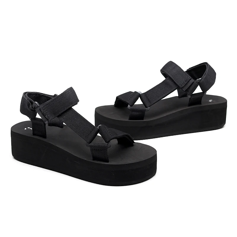 

Hot sale ladies platform heel women sandals shoes