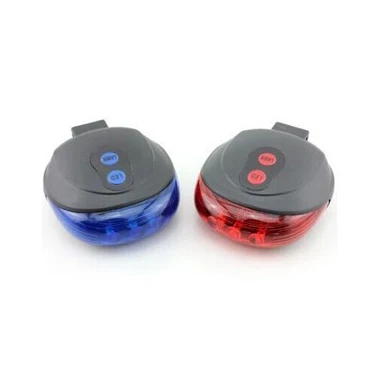 

5LED 2Laser Cycling Bicycle Bike light 7 Flash Mode Safety Rear Lamp waterproof Laser Tail Warning Lamp Flashing