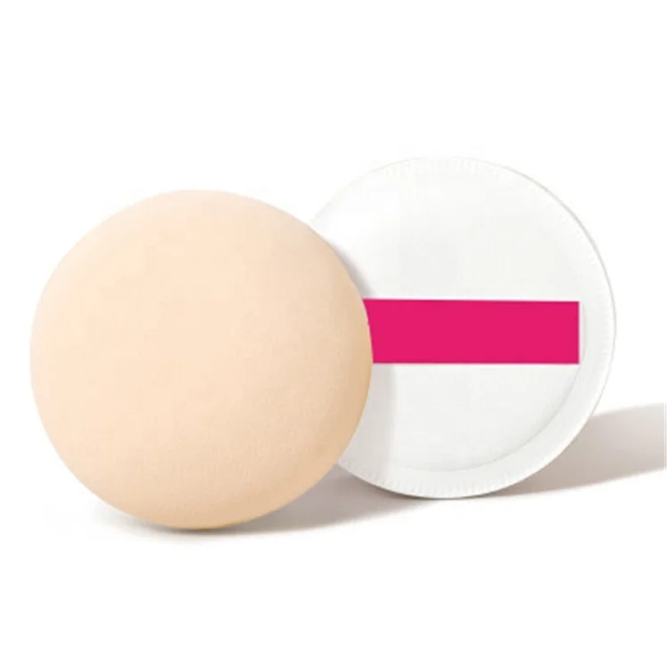 

Wholesale Your Own Brand Replacement Eco-friendly Loose Powder BB Cream Cotton Powder Puff With Container, Beige