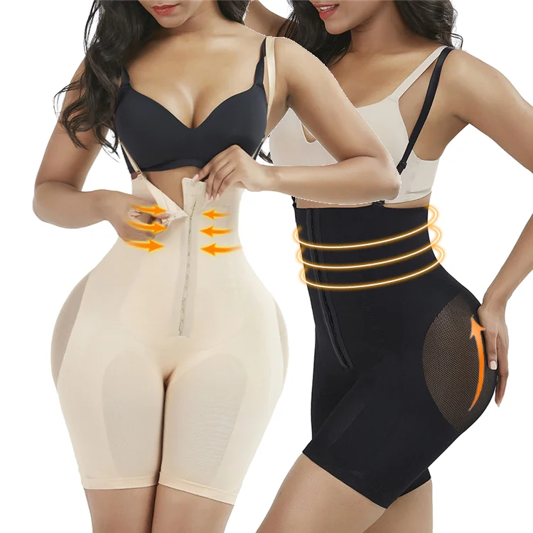 

Lover Beauty Wholesale Women Crotchless Bodysuit Floral Lace Hemline Shapewear Plus Size Bodyshaper, As show