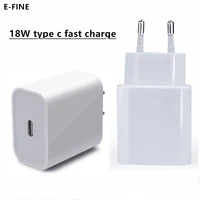 

Original 18W Fast Charging PD Charger for Apple iPhone 11 Pro 8 Plus XR XS Max iPad Genuine USB Type C Euro Travel Power Adapter