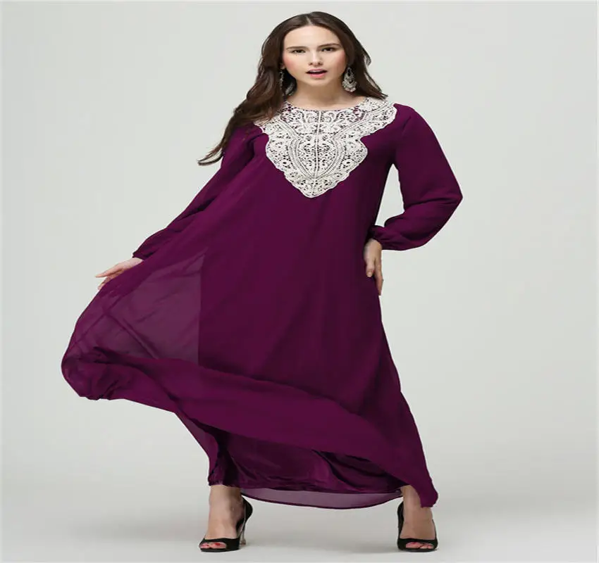 

Women Elegant And Conservative Lace Dress, As show