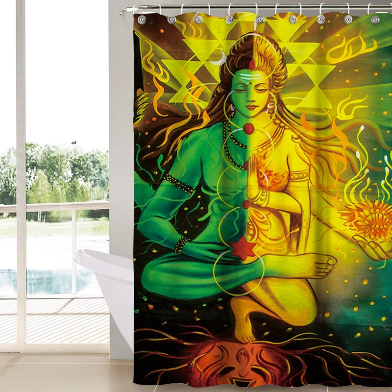 

180*180cm Custom Digital Printed Shower Curtain