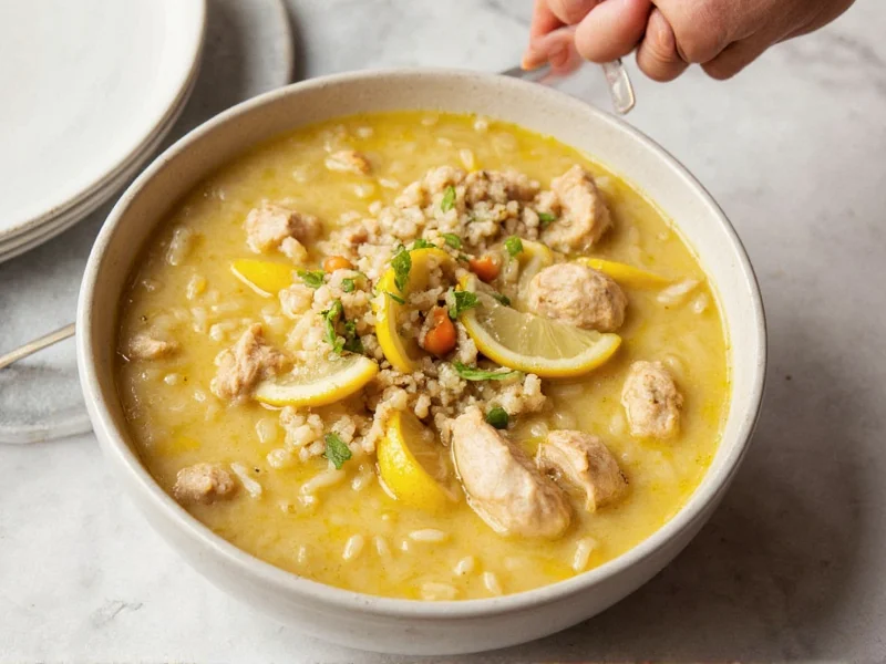 Greek Chicken Lemon Rice Soup: Authentic Recipe Guide
