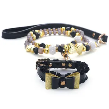 small dog collars and leashes