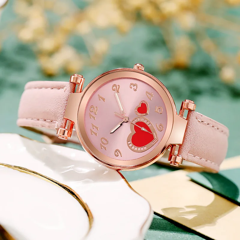 

cheap with high quality women Korean Youth Student Cute watches Children Girl couple gift in bulk Quart watch for ladies