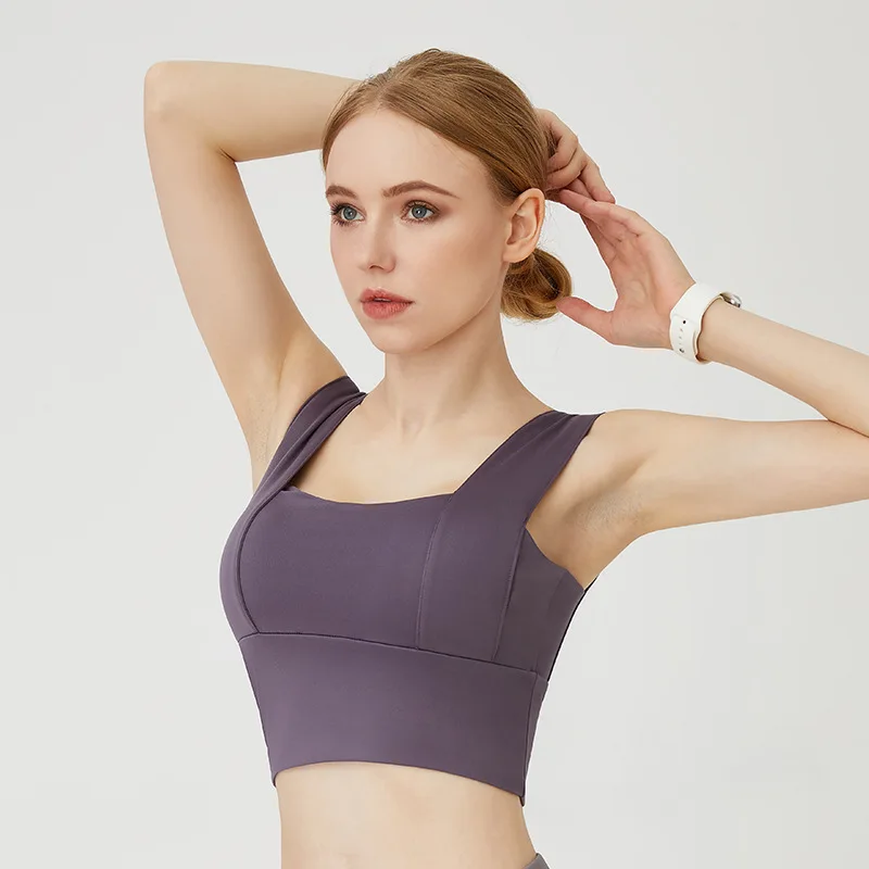 

Women's Shockproof Sports Bra Anti Sagging Quick Dry Running Underwear Fitness Yoga Women's Training Vest