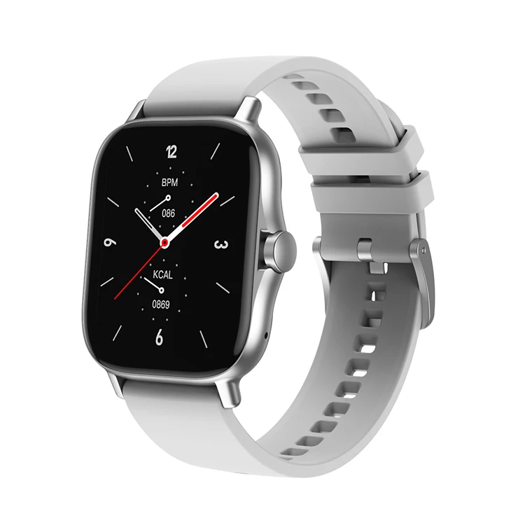 

New 2021 1.63Inch 320*320 High Resolution Split Screen Sport Wrist Smart Watch With Dials Updated Online BT Call Smartwatch DW11, Beige,gray,black