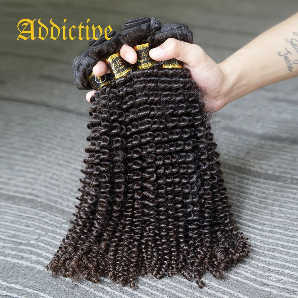 

Addictive 10A Human Virgin Hair Bundle Unprocessed Curly Hair Peruvian Bundles 1/3PCS Human Hair Extension Vendor Wholesale