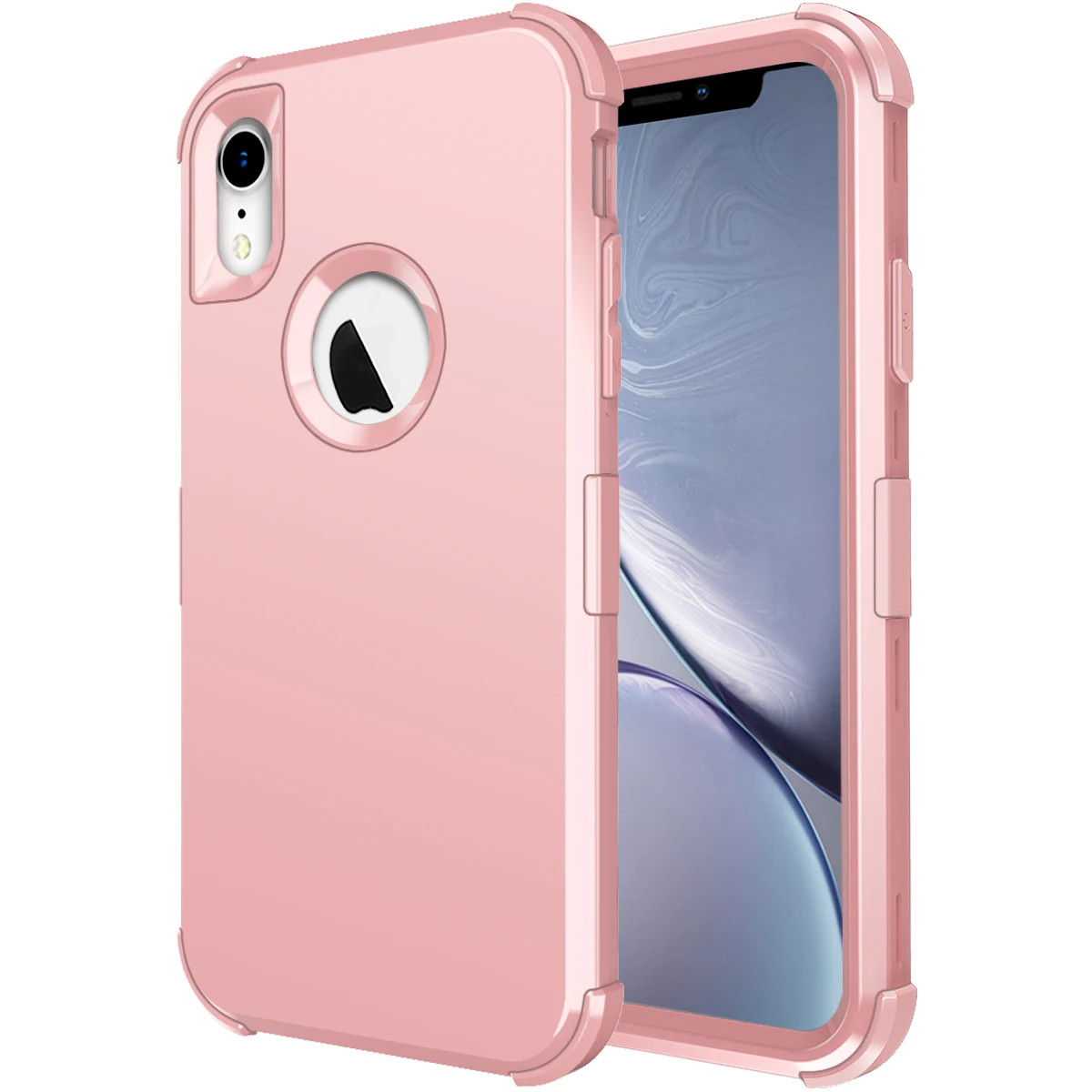 

Luxury Durable Slim Silicon Phone Case For iPhone 6 to 11 Pro Max, Soft Silicone Phone Cover For iPhone XR, 5 colors