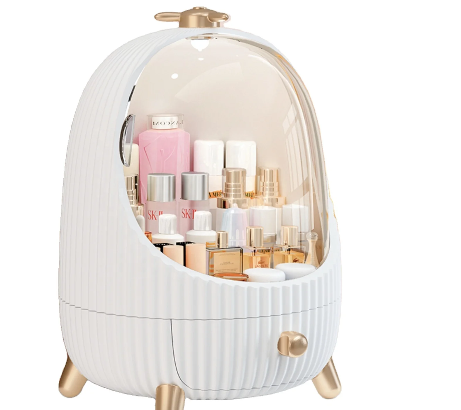 

Cosmetics Storage Box Makeup Brush Bucket Lipstick Acrylic Household Skin Care Products Dressing Table Shelves, Colors