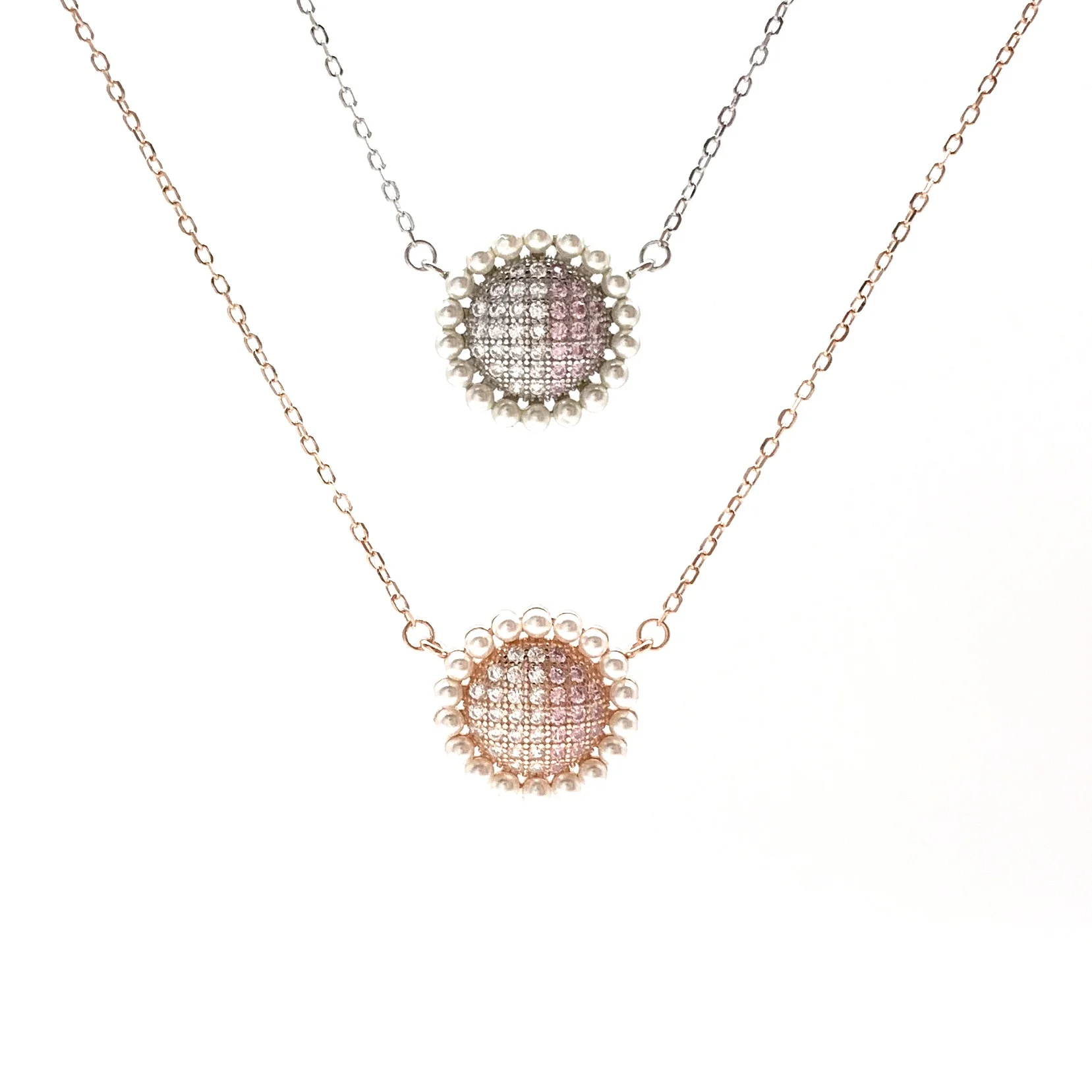 

2021 Gold Plated Jewelry 925 Sterling Silver Lovely Sun Flower Pendant Necklace Chain