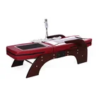 Japon LCD Télécommande S-Forme Réglable Thermique Rouleau de Jade Massage Lit
