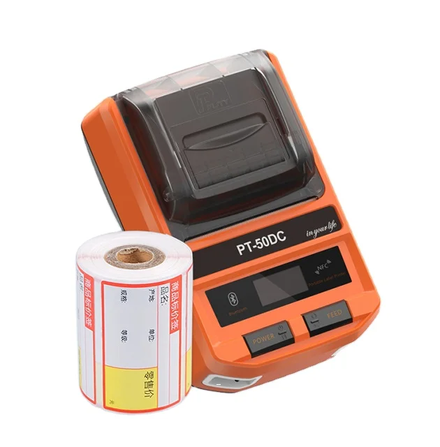 

PT-50DC thermal mobile handheld blue-tooth android ios 2inch sticker portable wireless label printer