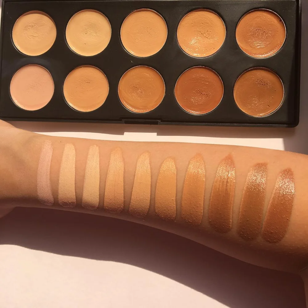 

RTS Waterproof Makeup Concealer Palette 10 Colors Concealer Cosmetics Vendor OEM