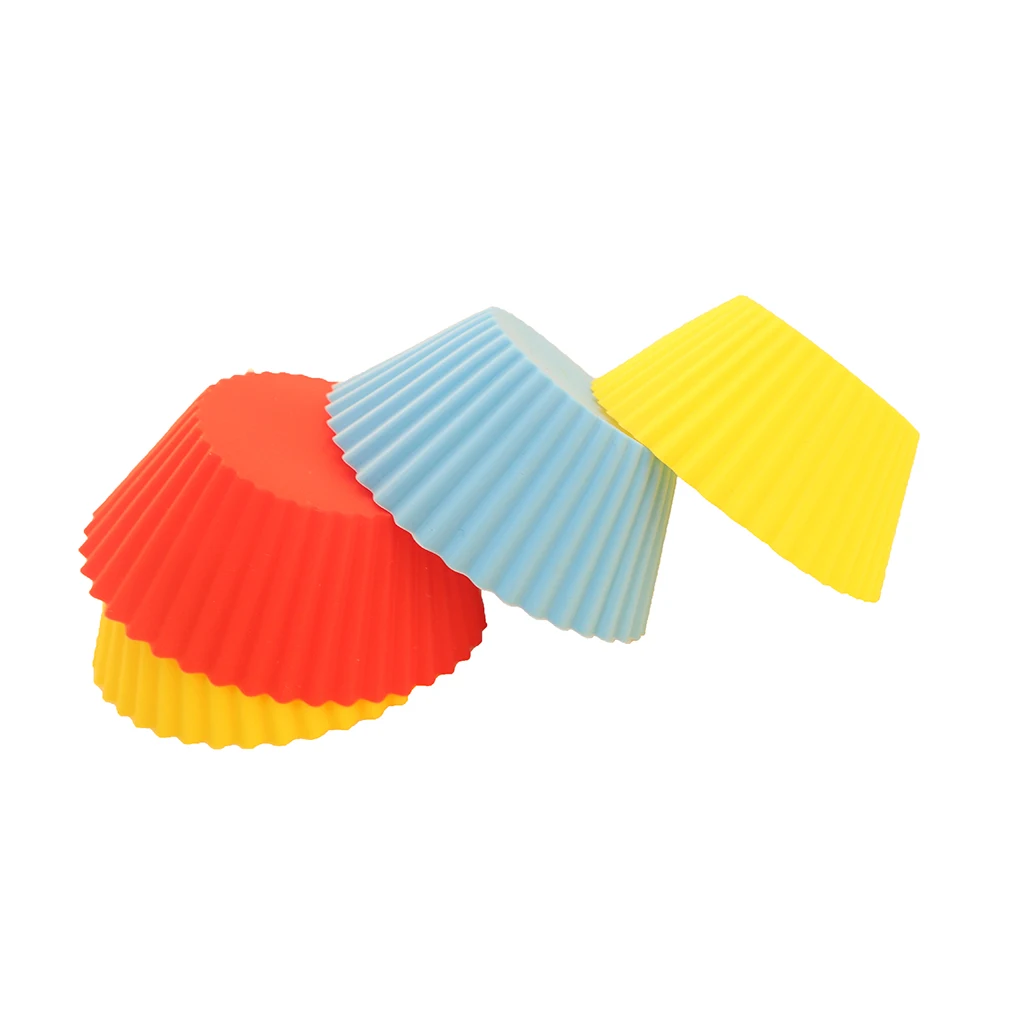 

Custom Reusable Colored Cupcake Holder Molds Non-Stick Muffin Liner Molds Silicone Baking Cups Wholesale, Pms color