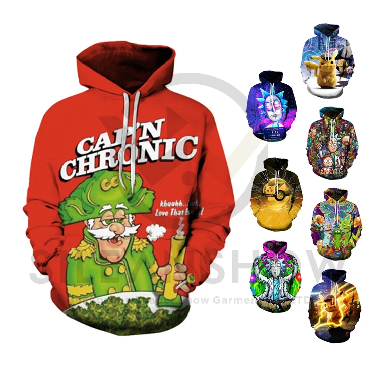 

Wholesale Custom Fashion Design Rick And Modi Hoodies Sweatshirt Clothing