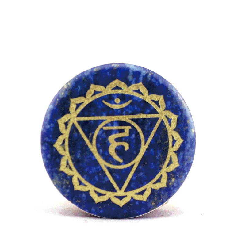 中国工厂半宝石棕色石头符文