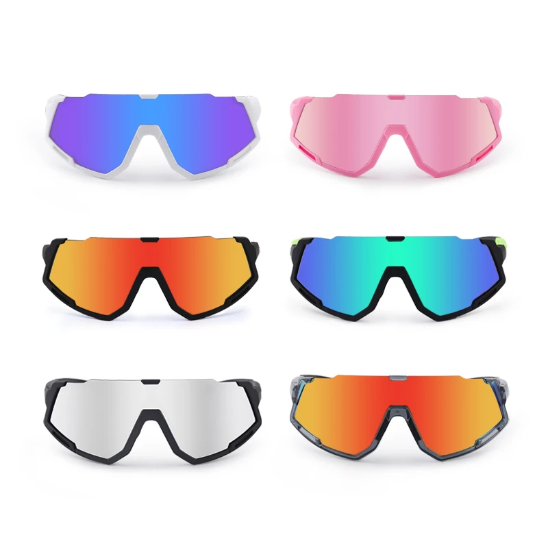 

5 Piece Set Sunok Windproof Cycling Glasses Bike Mountain Bike Sunglasses Sport Bicycle Eyewear Men Women