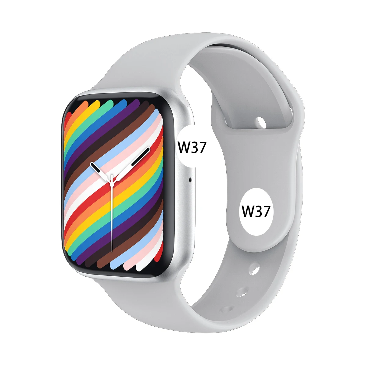 

2021 New W37 Watch 7 Smart Watch Dial Call Wireless Charge IP68 1.75inch Full Touch Screen Waterproof Heart Rate Smartwatch