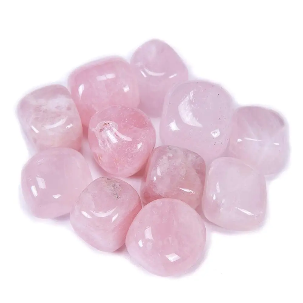 rose quartz tumbled stones