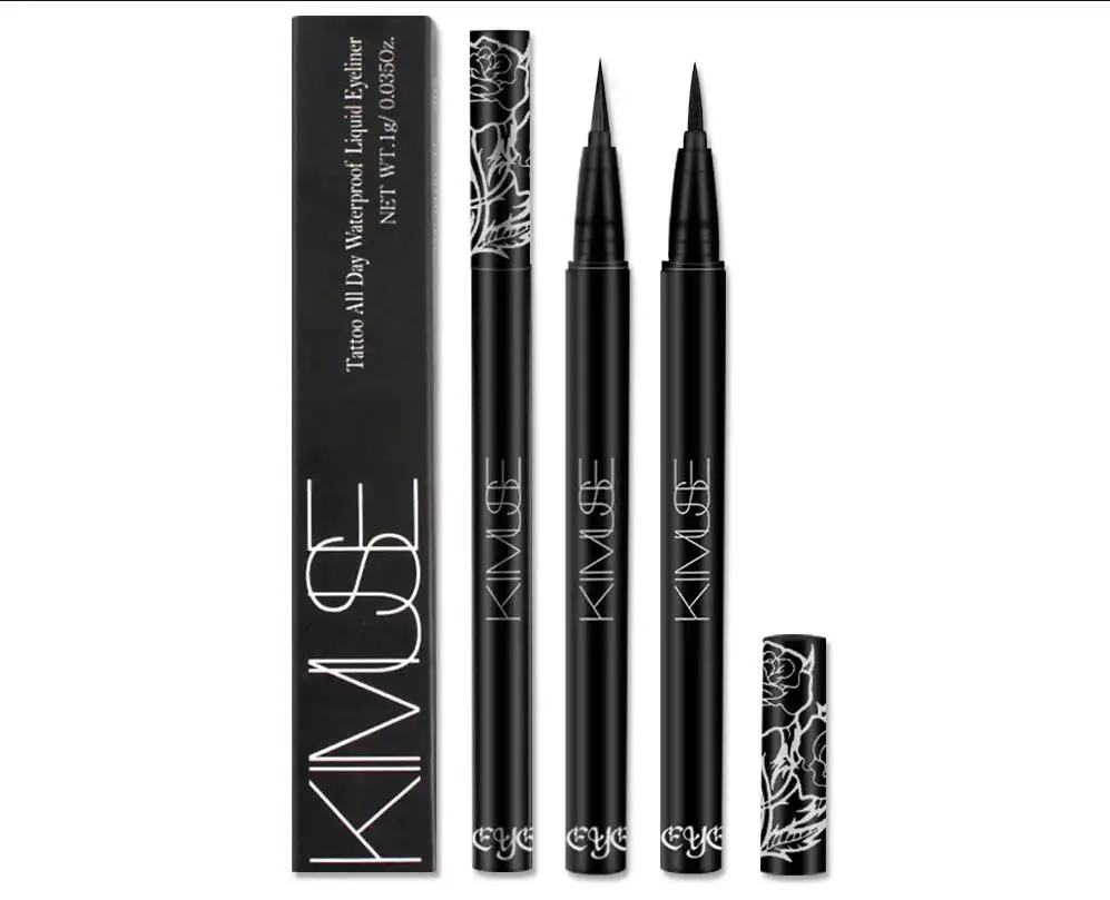 

KIMUSE Professional Waterproof Liquid Eyeliner Pen 24 Hours Long Lasting Water-Proof Eye Liner Pencil Tattoo Makeup Cosmetics, Black color