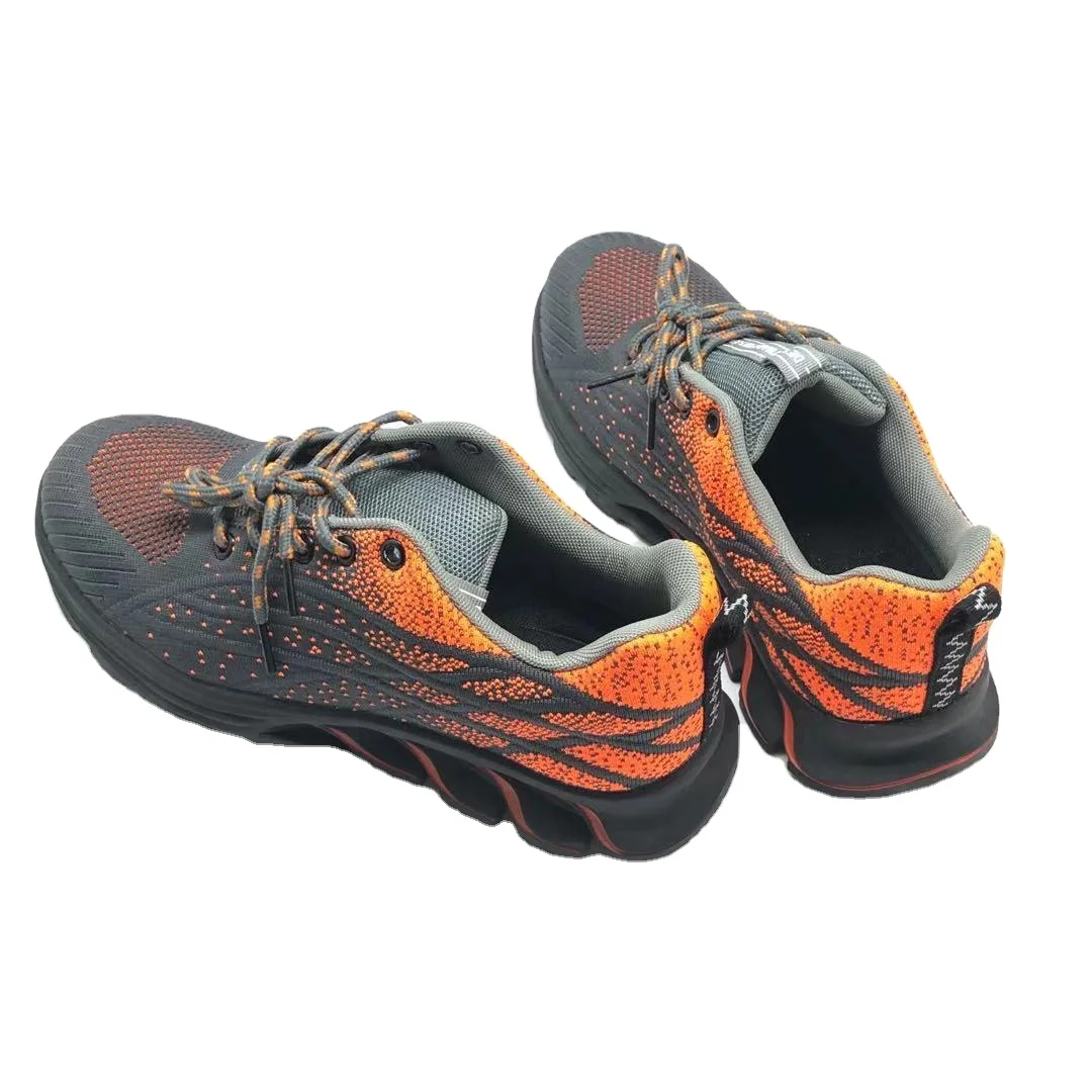 

Hot-Selling In Stock Brand Light Weight Sneakers Men Steel Toe Sports Safety Shoes