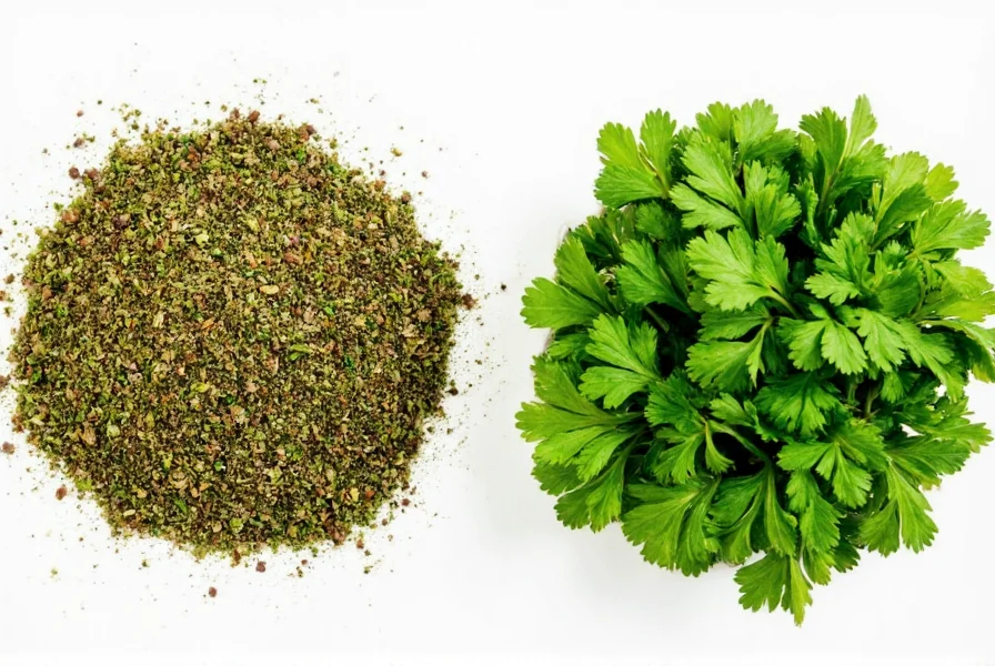 Dried parsley bottle