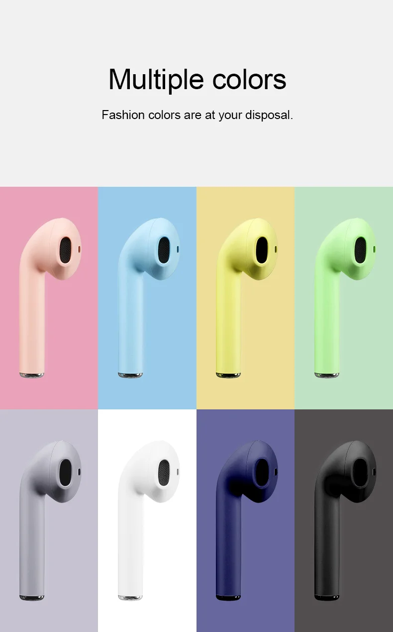 Free sample inpods i12 charging box Hot seller Tws Wireless Earphone Headphones BT 5.0 TWS Ear Phone For Mobile
