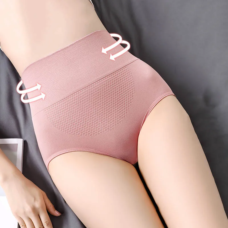 

High Waist Sexy Padded Body Shaper Seamless Cotton Control Panties Slimming Lingerie Women Underwear Breathable Ladies Briefs