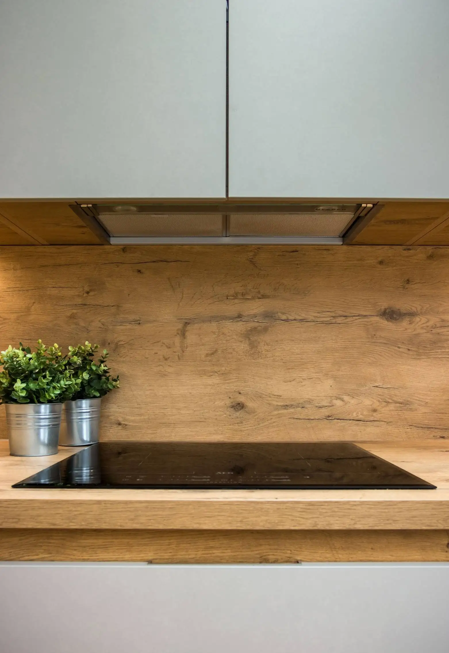 c & ycabinet澳大利亚公寓式现代设计哑光漆手指拉胶合板木纹台面橱柜