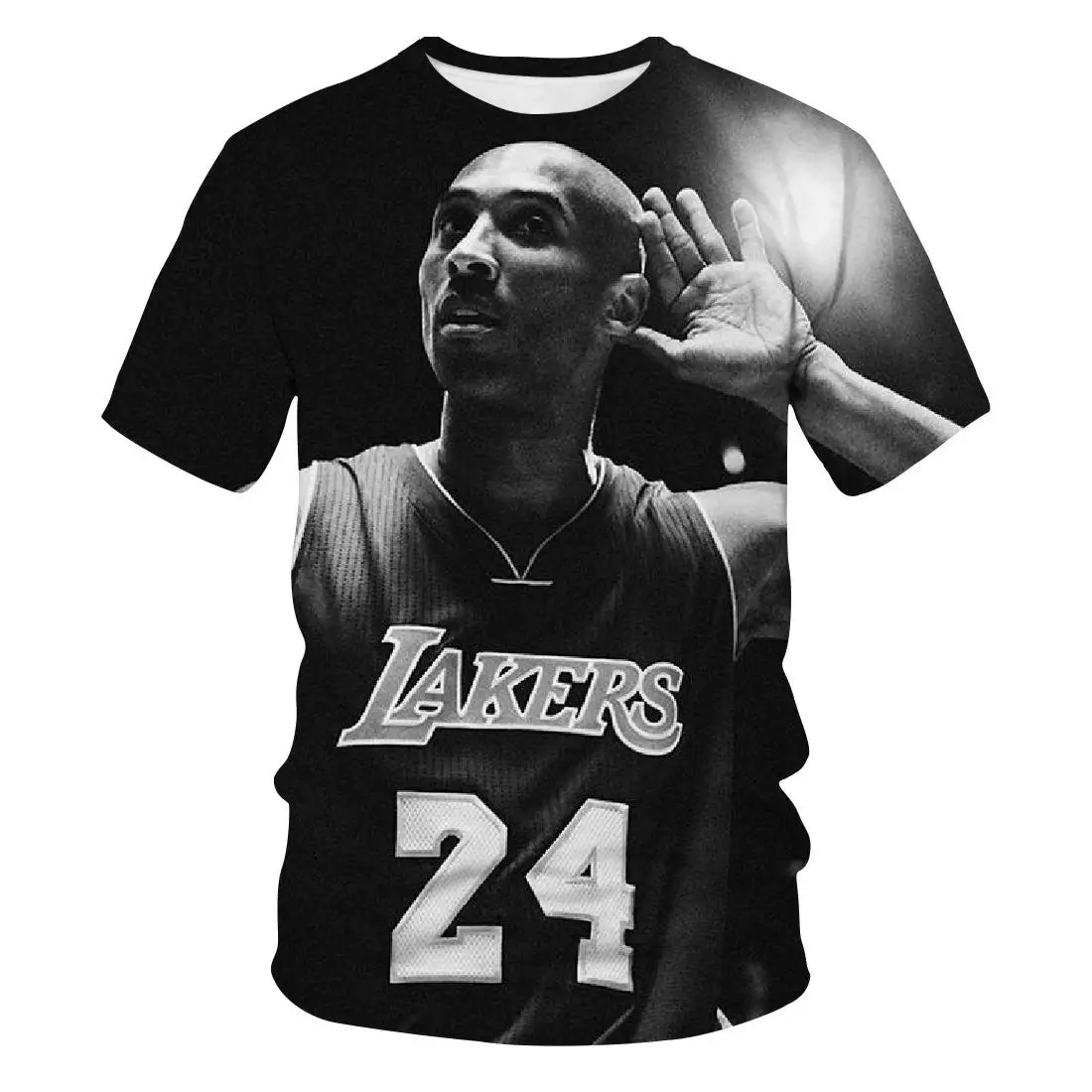 Plus Size S-5xl Print Kobe Bryant Sports Breathable T-shirt Men ...