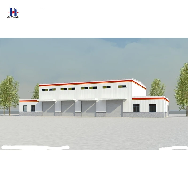 
Pests free steel structure warehouse with prefabricated office building made in china 