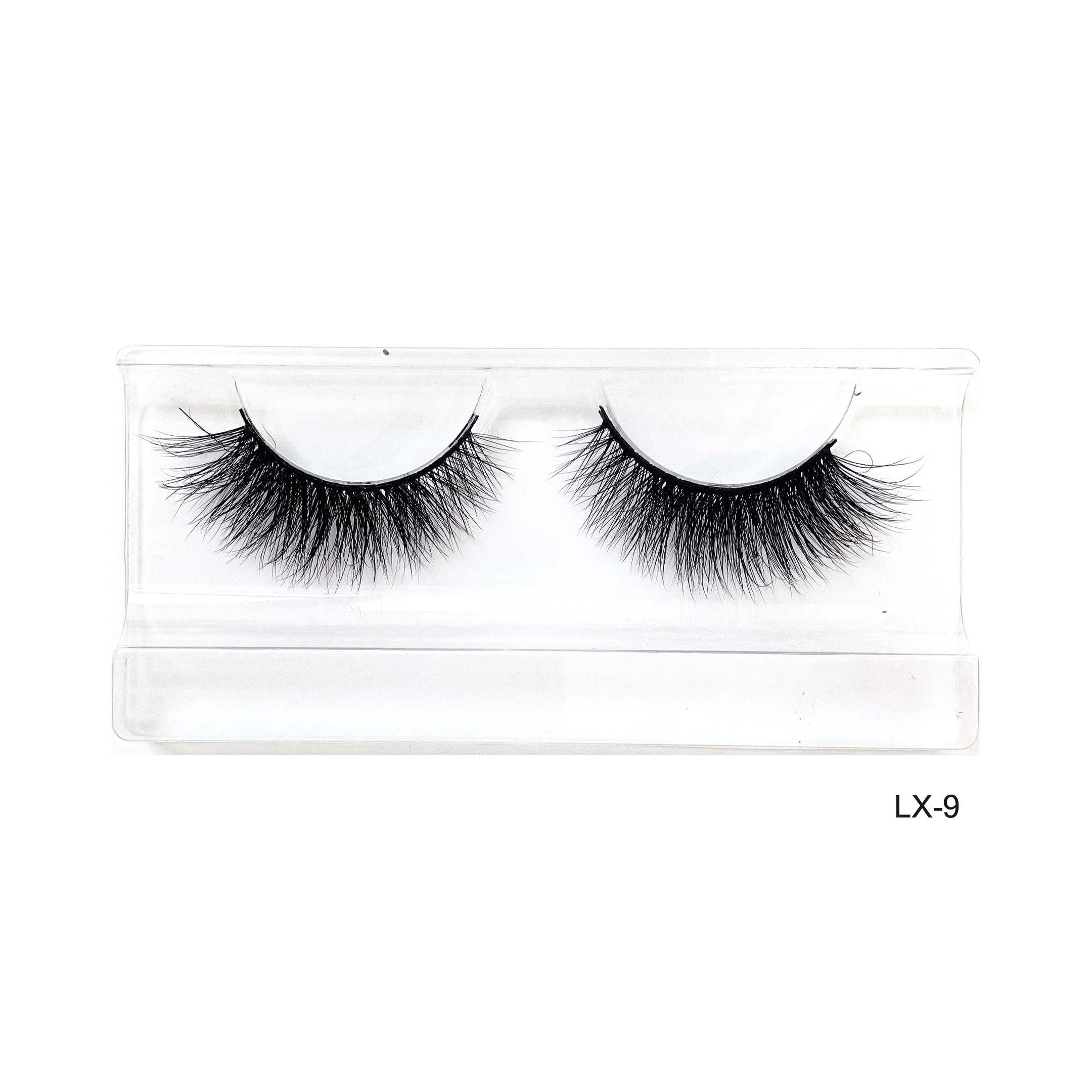 

Custom False Eyelash Packaging Box Wholesale mink eyelashes, Black color