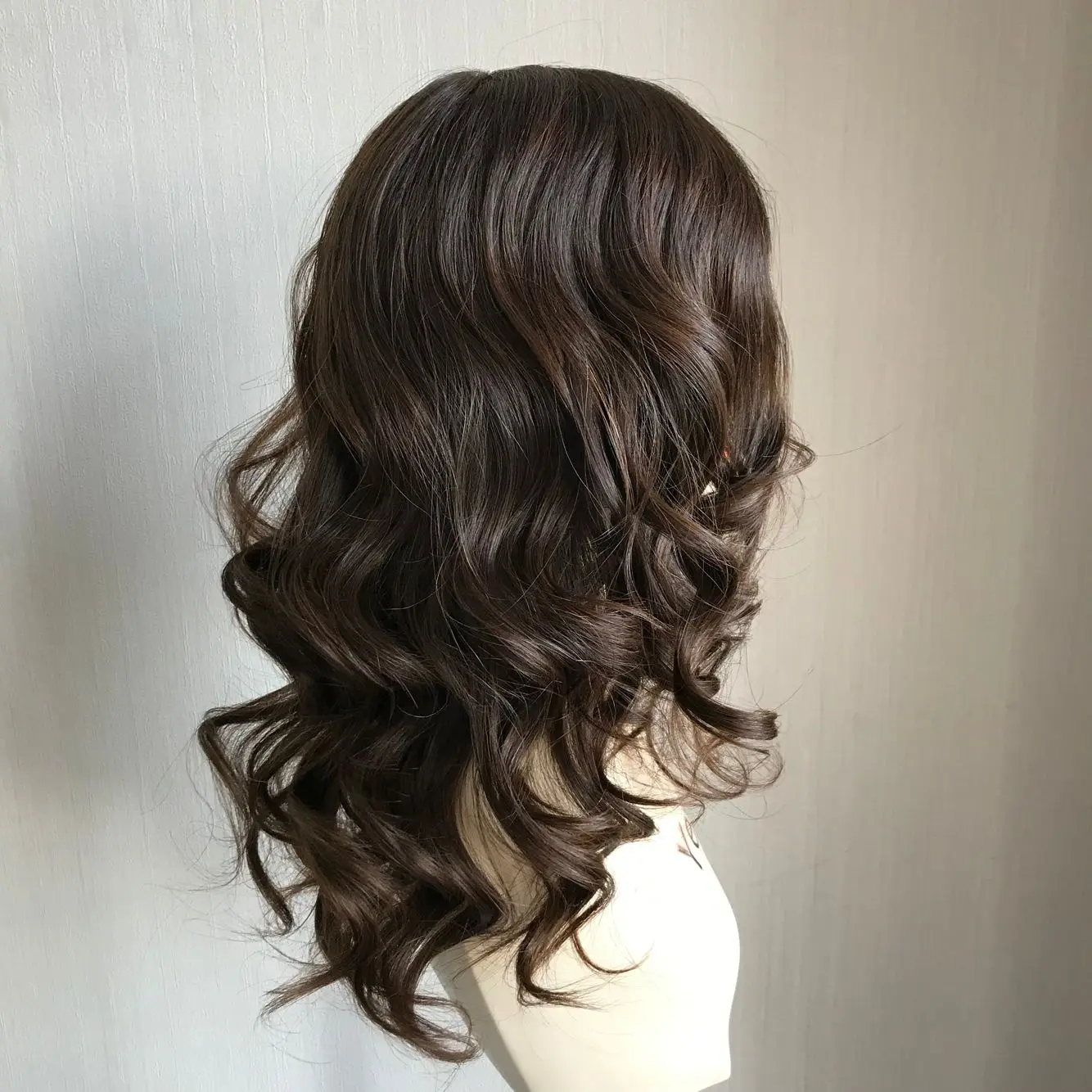 natural hairline,durable and beautiful hair material mongolian