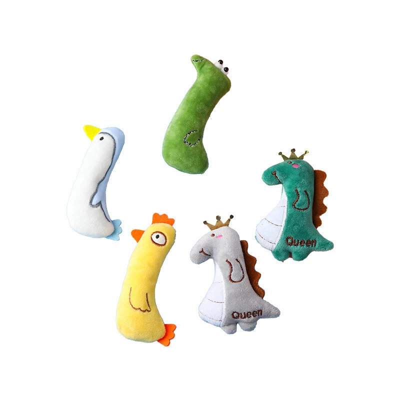 

Cute Animal shapes Pet Sound Toy Animal Design Durable Cotton Pet Chew Toy Training Teething Toy for Dogs