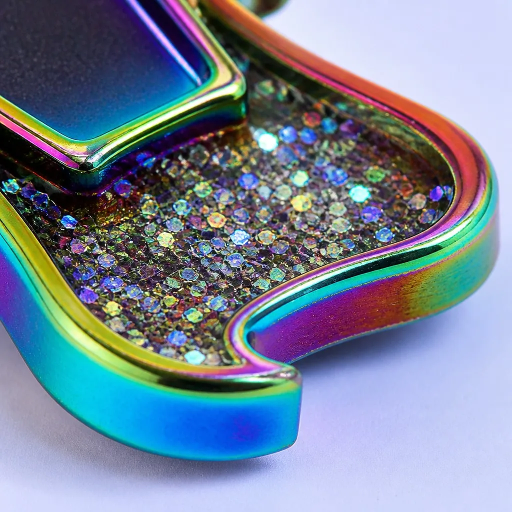 Macro Glitter & Metal Rim Texture