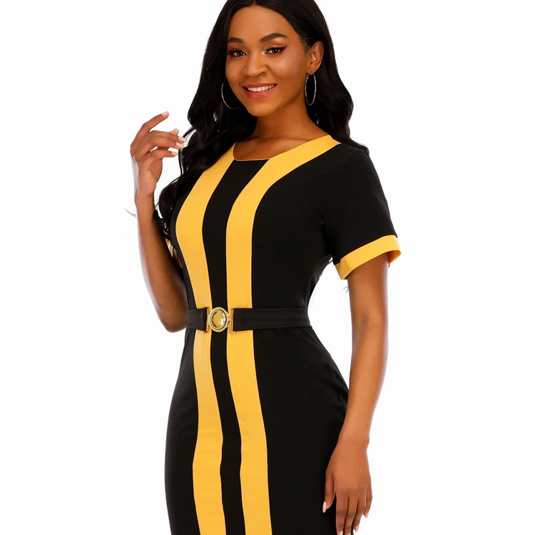 

The best price dresses women casual china Manufacturer of hot sale elegant dress, Yellow